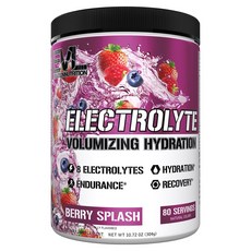 EVLUTIONNUTRITION 電解質容量補水 莓果風味, 1個, 304g