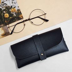 심플 가죽 안경 케이스 블랙you4+7Frn