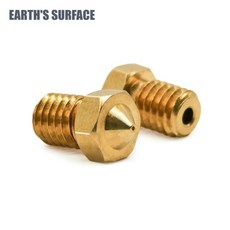 3D프린터 노즐 E3D V6 황동 M6 스레드 고정밀 핫엔드 교체부품 세트, 12PSC for 1 75mm, 0 2mm