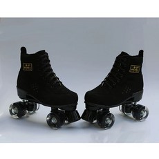 티오스 인라인피겨 롤러 스포츠 인라인스케이트, 1개, 블랙 스웨이드 비글리터