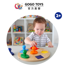 GOGO TOYS 幾何形狀配對組, 彩色, 1套
