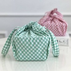 손잡이 달린 프레시체크 도시락보자기 (3컬러), 레드