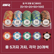 오아픽 팡쿠 포커 국제규격 보드게임 컬러칩 카지노칩 숫자칩 홀덤, 1개, L. 칩랙 5+10+20+50+100