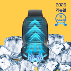 쿨차 자동차 통풍시트 아이스 듀얼팬 자동차 쿨시트 차량용 통풍시트 저소음 통풍시트 모든 차종, 12V(승용차,SUV,RV,1.4톤), 1개