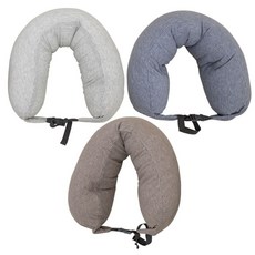 비즈 여행 목쿠션 목베개 헤드쿠션 허리쿠션DA1010EA yun*37452Tw, 일자목쿠션 네이비, 1개