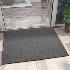 硬椰棕深灰丙綸地墊 刮泥墊 厚約7MM 家用商用地墊 腳踏墊, 深灰