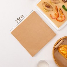 食品級烤紙 烘焙油紙 防粘耐高溫, 1個, 1個, 15*15cm - 匠心優選cm