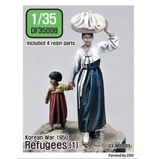 밀리터리인형 1/35 한국전쟁 피난민 모녀 1950 986000ea (개)
