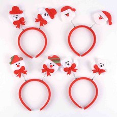 더굿샵 크리스마스 머리띠 파티머리띠 예쁜머리띠 여성헤어밴드