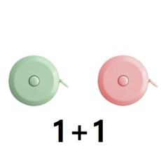 헬퍼샵 휴대용 마카롱 줄자 민트+핑크 인기색상 1+1 (150cm), 2개