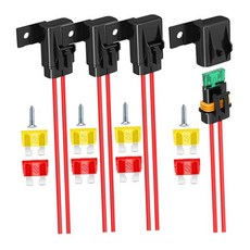 오토바이 RV 트레일러용 인라인 퓨즈 홀더 40A 자동차용 IP67 방수