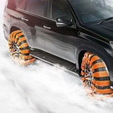 미끄럼방지 눈길 스노우 TPU 자동차 체인 1p 타이어 벨트형 겨울안전