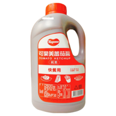 Kagome 可果美番茄醬 純素 快餐用 無添加防腐劑・色素, 3.15kg, 1個
