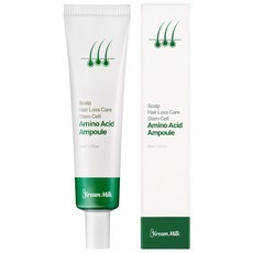 크림밀크 스칼프 줄기세포 아미노산 탈모 증상완화 집중케어 데일리 앰플, 1개, 30ml