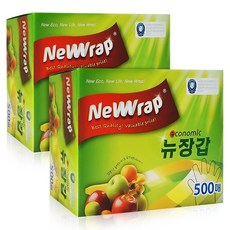 (주)뉴랩 뉴랩 뉴 위생장갑, 500매, 2개