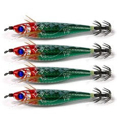 전제품 UV+야광 쭈꾸미 갑오징어 느나에기 9.5 [4개입], #13 L-WM, 4개, 40g