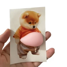오베테 뱃살스티커 문콩방지 말랑뱃살, 3개, 180g