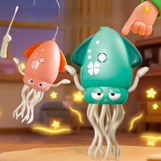 전기 마법 춤추는 문어 장난감 자동 장애물 회피 센서로 스트레스 해소 교육용 코딩완구 과학 학습 게임 실험 키트, 1개, 핑크 배터리 없음, 1cm