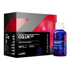 CARPRO CQUARZ UK 자동차용 세라믹 코팅 석영 기반 나노 기술 페인트 유리 금속 플라스틱 30ml 키트, 50ml Kit, 1개, 50ml