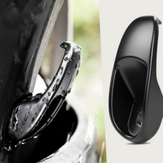 오토바이 헬멧 걸이 수납 후크 보관 스쿠터 헬멧 걸이 가방 거치 액세서리 봉지걸이 짐받이 자전거, 블랙 1+1