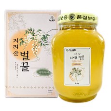 지리산 100% 자연산 아카시아 잡화 국산 자연 벌꿀 2.4kg 1병, 아카시아 1병, 1개
