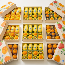 새코롬 프리미엄 키위 망고 애플망고 혼합 선물세트, 정성가득 8호