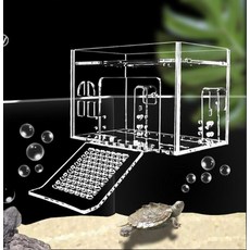 거북이 쉼터 동면 아크릴 난방 반려 사육장 은신처 어항 C. 특대형 온실