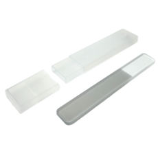 글라스 네일 파일 5p 유리 손톱 샤이너, 5개, 투명