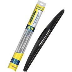 닛산 무라노 2021-2009 패스파인더 2012-2005 스바루 크로스트렉 2022-2016 임프레자 2022-2012 백 윈드실드 와이퍼(12B)와 호환되는 12인치 리어, 16"(B), 1개