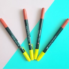 네임 컴퓨터용 싸인펜 모나미 예감적중 트윈체크 각인 컴싸 응원문구 인쇄 위클래스 용품, 2.방그레따옴체, 4.훈장