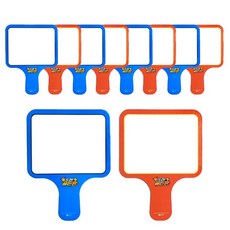 도전 골든벨 손잡이 화이트보드 양면 미니 칠판 랜덤, 10개, 지류