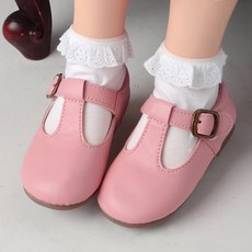 구체관절인형 여아 핑크 구두 Lusion Doll Shoes - MC T-Strap Shoes (Pink), Pink, 1개