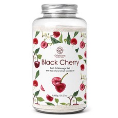 올레비엔 블랙체리 바스 앤 마사지솔트, 1개, 1kg