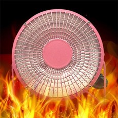 히터 초소형 탁상 라디에이터 책상 가정용 고온 무소음, 기본 색상, 아이언 아트 핑크 4인치