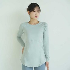 이케이 에어핏 롱디자인 롱슬리브 요가 필라테스 긴팔 티셔츠