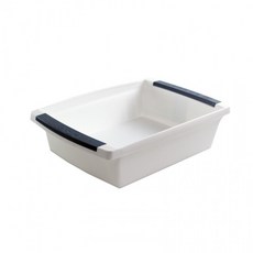 슈마켓 심플바스켓 중 화이트 다용도 수납함, 본상품선택, 1개