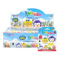 뽀로로 핑크퐁 미니클레이 4색세트 12입 6종 중 택1, 크롱과루피