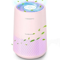 Air Purifiers for Bedroom H13 HEPA Air Purifiers - Covers Up to 1074 ft² - 24dB Ultra-Quiet Slee, Pink1