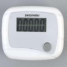 물결샵 디지털 만보기 알뜰 걷기 관리 계수기 체크 걸음수 워킹 건강 간편, 화이트