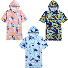 후드 비치가운 아동 비치타올 목욕가운 유아가운