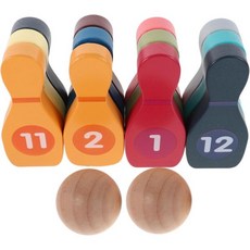 POPETPOP 볼링핀 볼링놀이 볼링게임 1 세트 컬러풀 디지털 핀 빈 공 데스크탑 볼링 손안정조 팀 정신 개발, POPETPOP 볼링핀 볼링놀이 볼링게임 1 세트 컬러