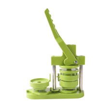 【開發票/統編】胸章機 吧唧機器 徽章機 最新款58MM吧唧自製機器 diy徽章胸章定製勛章 壓卡機 吧唧製作機 吧唧製作teddy6, 1個, 58綠機器一臺（送墊片）