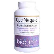 BIOCLINIC NATURALS OptiMega-3 630mg Enteric Pure軟膠囊, 1個, 180入