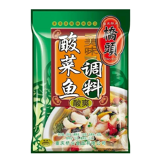 橋頭麻辣鍋重慶調味料組合 火鍋 酸菜魚 青花椒魚 重慶小麵 水煮肉片 多種風味調料, 1個, 橋頭 【酸爽】酸菜魚調料318g, 318g