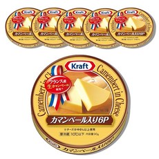 크래프트 카망베르 포함 6P 6개입 치즈 카망베르 치즈 칠드편, 1개, 1g
