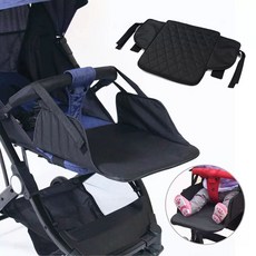 유모차발판 유모차 확장 발판 연장 30x35cm B형 패드 성장, 35x30cm Stroller Foorest for B