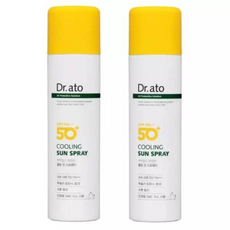 닥터 아토 쿨링 선스프레이 골프 뿌리는 선크림 선스프레이, 2개, 150ml