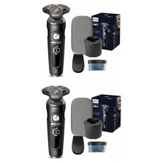 필립스 SkinIQ 9000 프레스티지 컴팩트 에디션 전기면도기, SP9840/32, 블랙매트