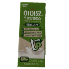 하이뮨 프로틴 밸런스 식물성 고단백, 32개, 190ml