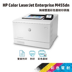 HP CLJ Enterprise M455dn 彩色雷射印表機【免登錄送五年保固】【取代M454DN】, 1個, M455dn單機